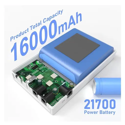 UPS ДБЖ для роутера, модему ONU — інтернет без світла WGP M103C 12 V 1 A 25 W 16000 mAh +блок живлення - фото 3