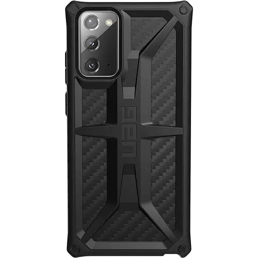 Оригинальный противоударный чехол UAG Monarch для Samsung Galaxy Note 20 (6.7") Carbon Fiber 212191114242