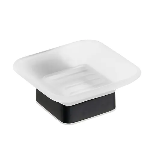 Мильниця Bemeta Nero скло 135008020, Білий - фото 1