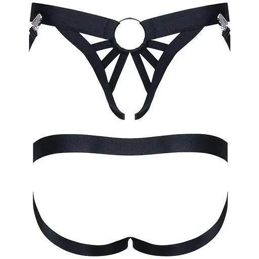 Чоловічі труси Regnes Fetish Planet otwarty XXL/XXXL (чорний)