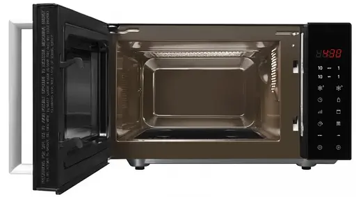 Микроволновая печь Hansa 20л электронное управление 700Вт черный гриль - фото 2