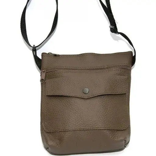 Шкіряна сумка на плече Gofin 20х22 см sum0009938 - фото 1