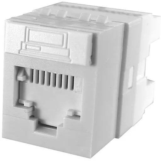 Модуль Molex Data Gate+ 1xRJ45 WE8W UTP 568A/B PowerCat 6 білий