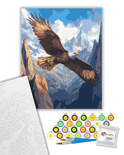 Набор для росписи ArtCraft Полет над бескрайней степью 40 x 50 см (11748-АС) - фото 2