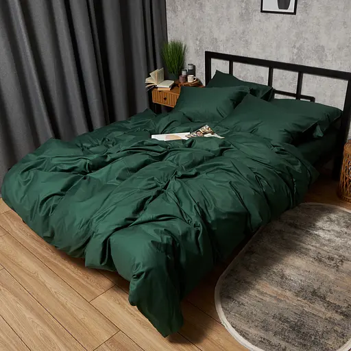 Пододеяльник Moon&Star Satin Premium Evergreen Dream King Size 220x240 см - фото 3