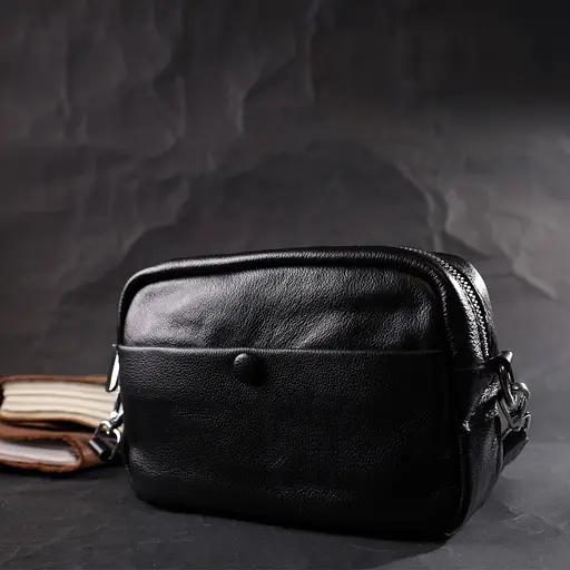 Женская сумка Vintage из натуральной мягкой кожи 21х13з7.5 см sum0029042 - фото 9