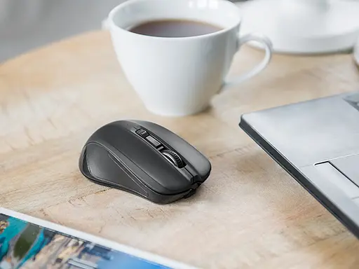 Мишка Modecom MC-WM9.1, бездротова, 4кн., 1600dpi, чорна - фото 4