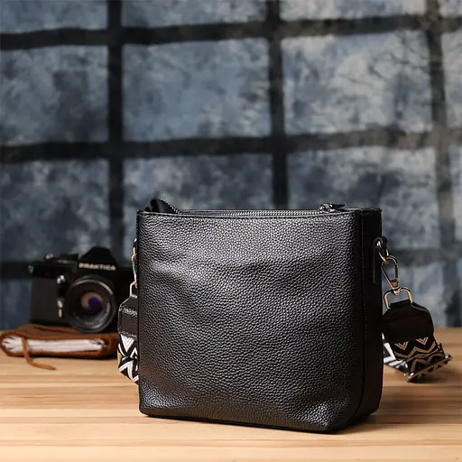 Женская сумка Vintage на плечо из качественной натуральной кожи 22х17.5х7.5 см sum0027516 - фото 10