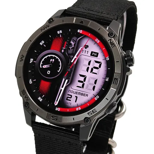 Годинник North Edge GPS Titan Black Spider, 2 ремінця