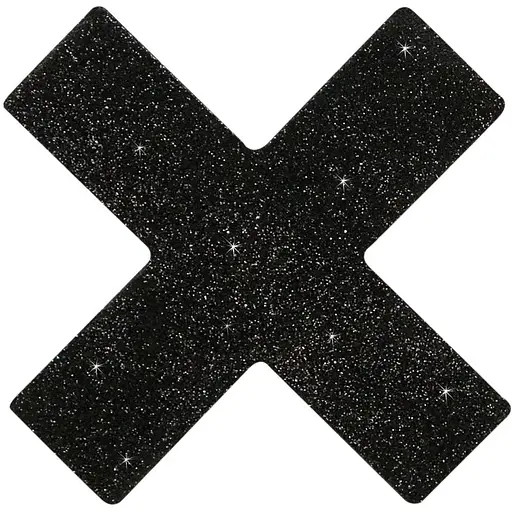 Наклейки на соски Cottelli Collection Nipple Sticker X чорний