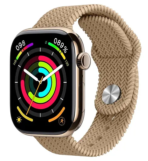 Смарт-часы HK10 Pro Max бежевые - фото 2