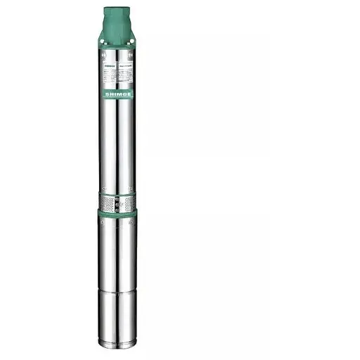 Скважинный насос SHIMGE 4SE(m) 2/11T-0.55 кВт, Н 80(56)м, Q 55(40)л/мин, Ø96 мм + кабель 40 м - фото 1