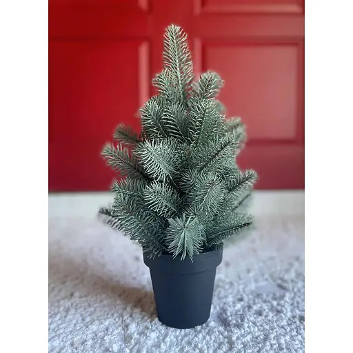 Ялинка Hvoya Premium лита у горщику 50 см блакитна - фото 6