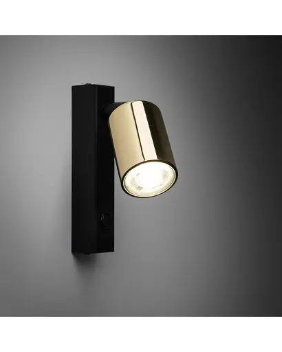 Бра, настінний світильник Tk Lighting 6087 Top GU10 1x10W IP20 Bk - фото 2