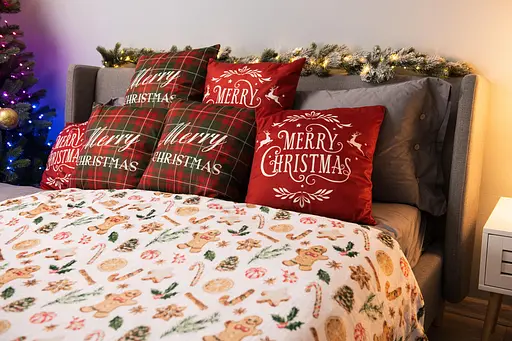 Плед Ardesto Flannel 160х200 см пряники имбирные (ART0118PB) - фото 8