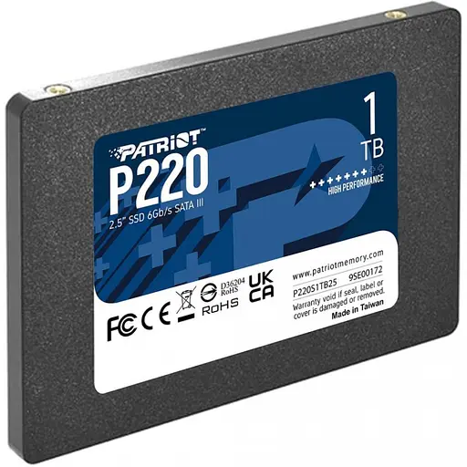 SSD-накопитель Patriot P220 1 ТБ (P220S1TB25) - фото 3