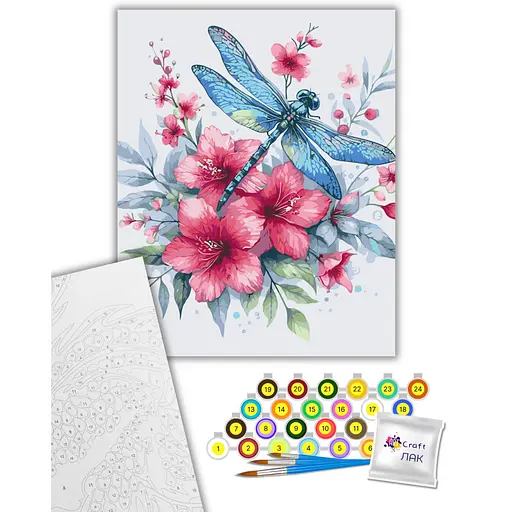 Картина по номерам "Бабка в квітах" 11693-AC 40x50 см - фото 2