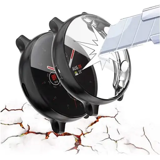 Чохол-накладка DK Silicone Face Case для Samsung Galaxy Active 2 (R820 / R825) 44mm (black) - фото 2