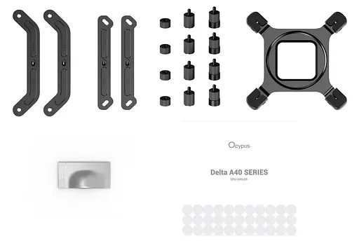 Кулер для процесора OCYPUS DELTA A40 WH ARGB (DELTA-A40-WH1NAWN00X-GL) - фото 8