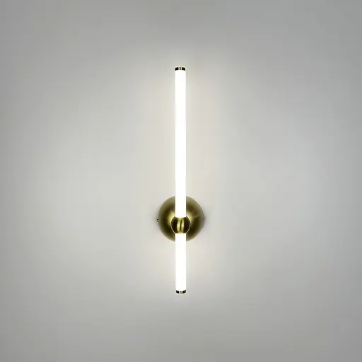Лінійне бра у латунному корпусі з одним кріпленням 45 см Арт. WJ 023/430-1 AB Line F - фото 3