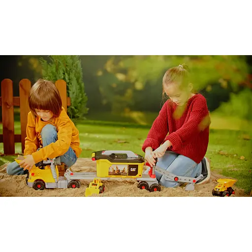 Набор игрушечных грузовиков Klein Cat 4 в 1 (3252) - фото 17