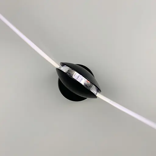 Світлодіодний світильник з ефектом світлових ліній Line F Арт. WB 15/1 BK  - фото 8