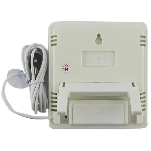 Термометр гигрометр Ketotek НТС-2 электронный цифровой с выносным датчиком и часами  - фото 5