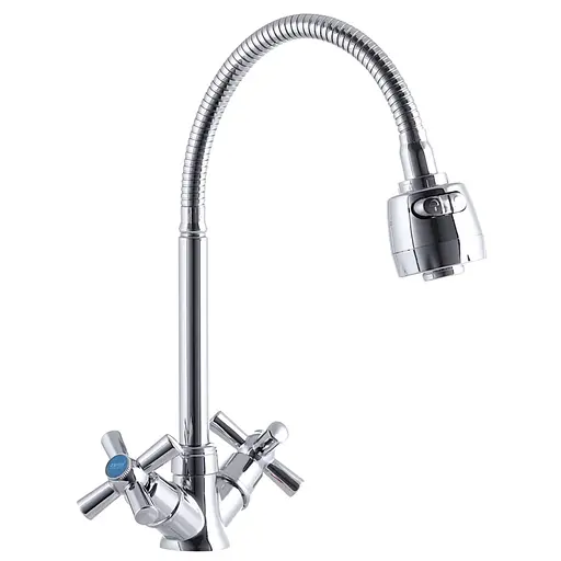 Смеситель для кухни Zerix TZH 722 с рефлективным изливом ZX2947 Хром - фото 1