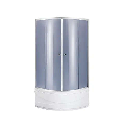 Душевая кабина Kroner KRP Harz - C.Т.G. 90x90 см CV029564, тонированная, хром матовый - фото 1