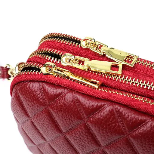 Сумка для женщин Vintage на три отделения из натуральной кожи 19х12х6.5 см sum0027533 - фото 3