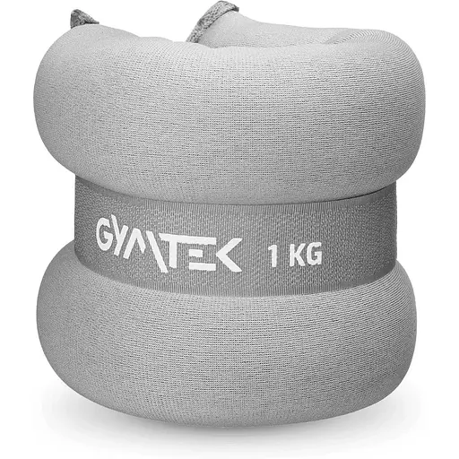 Обважнювачі Gymtek для рук і ніг 2 х 1 сірий