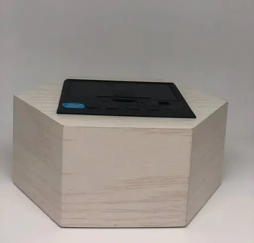 Настольные электронные часы VST-876 (Белые с синей подсветкой) - фото 5