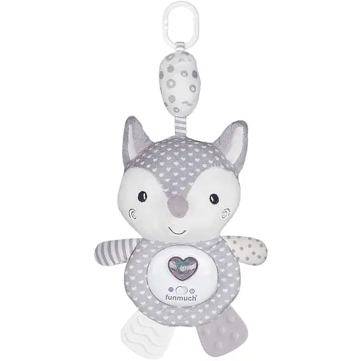 Іграшка музична Funmuch підвіска Лисеня зі світловими ефектами (FM888-22) - фото 1