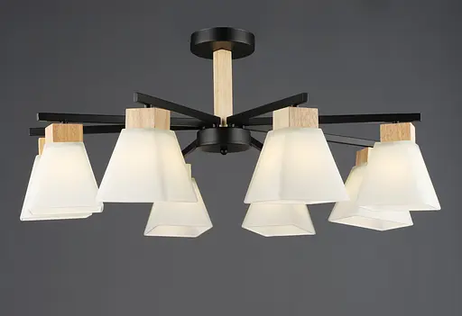 Люстра стельова на 8 плафонів N6608/8