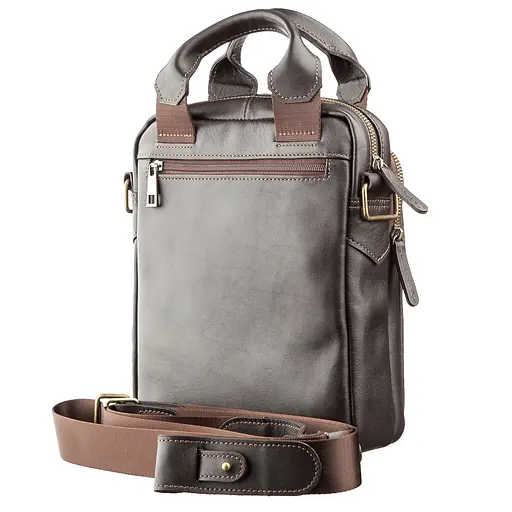 Сумка кожаная мужская SHVIGEL 21,5х25х8 см sum0012472 - фото 2