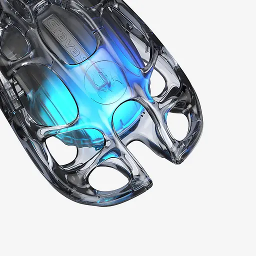 Ігрова Миша GravaStar Mercury M2 - Transparent Black (GRAVASTARM2_XTAL_BLK) - фото 4