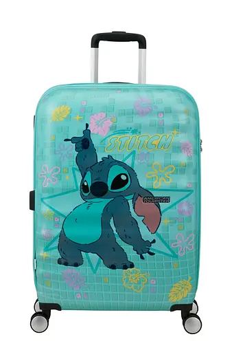 Чемодан American Tourister WAVEBREAKER DISNEY 67 см STITCH FLOWER 67х47х26 31C*57019