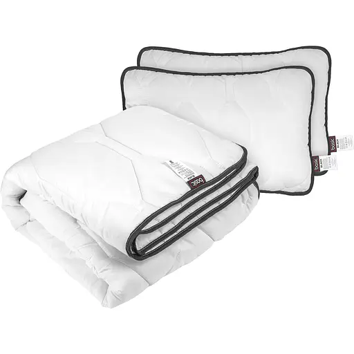 Набір Sonex Basic Black: ковдра демісезонна 220х200 см + 2 подушки 70х50 см (SO102533)