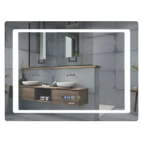 Зеркало Mixxus Style MR03-80x60 (часы, LED-подсветка, антизапотевание) (MI6005) - фото 1