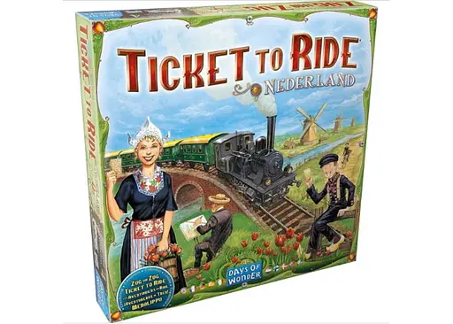 Настільна гра Days of Wonder Квиток на поїзд - Колекція карт №4: Нідерланди (Ticket to Ride - Map Collection 4: Nederland) (англ.) (DOW720120)