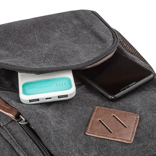 Рюкзак текстильный Vintage 39х33х16 см sum0012656 - фото 4