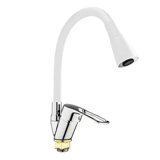 Смеситель для кухни Mixxus Dany 011 с гибким изливом MI6576 Хром - фото 1