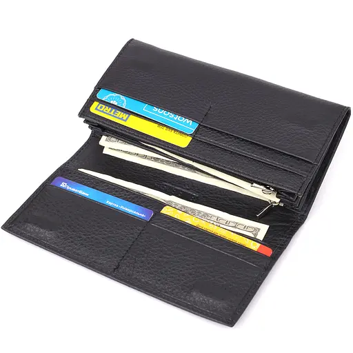 Гаманець для жінок із натуральної шкіри ST Leather 19х9х3 см acs0029671 - фото 6