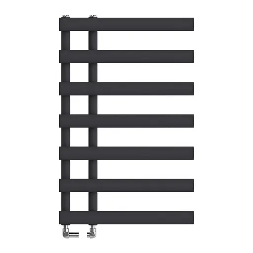 Рушникосушка дизайнерська Ideale Emma 11 7/780/500 чорний, Чорний - фото 1