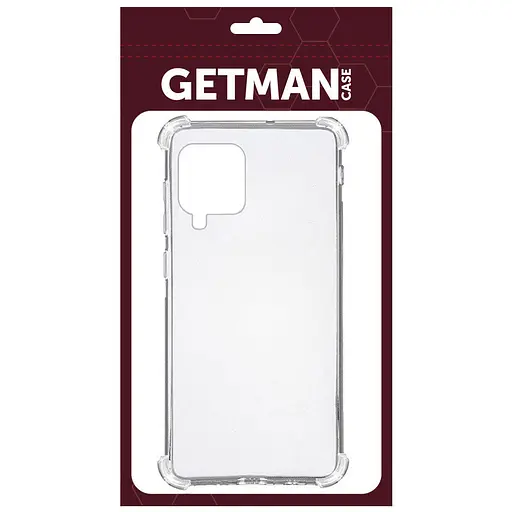 TPU чехол Getman Ease logo усиленные углы для Samsung Galaxy A12/M12 Бесцветный (прозрачный) - фото 2