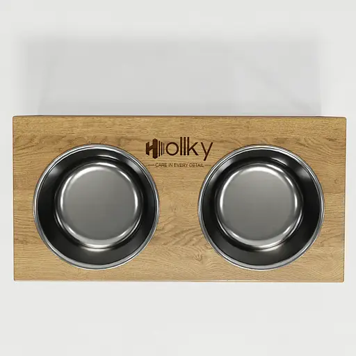 Hollky Base L — миски на підставці для середніх і великих собак (2 × 0,95 л) - фото 5