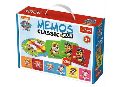 Настольная игра Trefl Мемо Классические. Щенячий патруль (Memos Classic&plus. Paw Patrol) (02269)