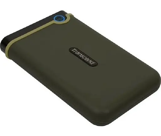 Внешний жесткий диск Transcend StoreJet 25M3 Slim 1 TB 2.5" USB 3.0 military green (TS1TSJ25M3G) - фото 3