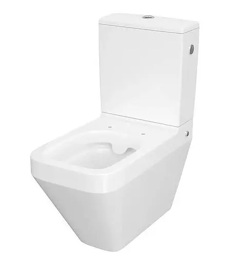 Унітаз підлоговий прямокутний Cersanit Crea K114-022 CleanOn з сидінням Slim дюропласт soft close без бачка 30412 - фото 2