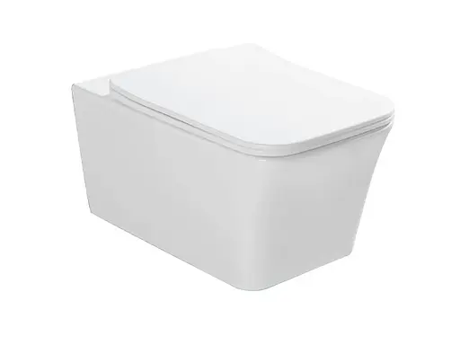 Унитаз подвесной Asignatura Simple Line с крышкой Soft Close 37802805, Белый - фото 1